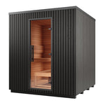 Auroom Garda Outdoor Cabin Sauna - Black Thermo - Pine - Heracles Wellness