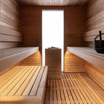 Auroom Garda Outdoor Cabin Sauna - Black Thermo - Pine - Heracles Wellness