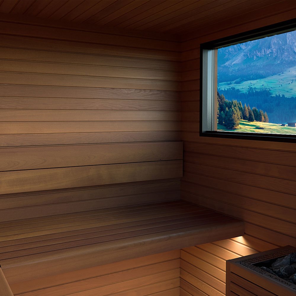Auroom Garda Outdoor Cabin Sauna - Thermo - Pine - Heracles Wellness