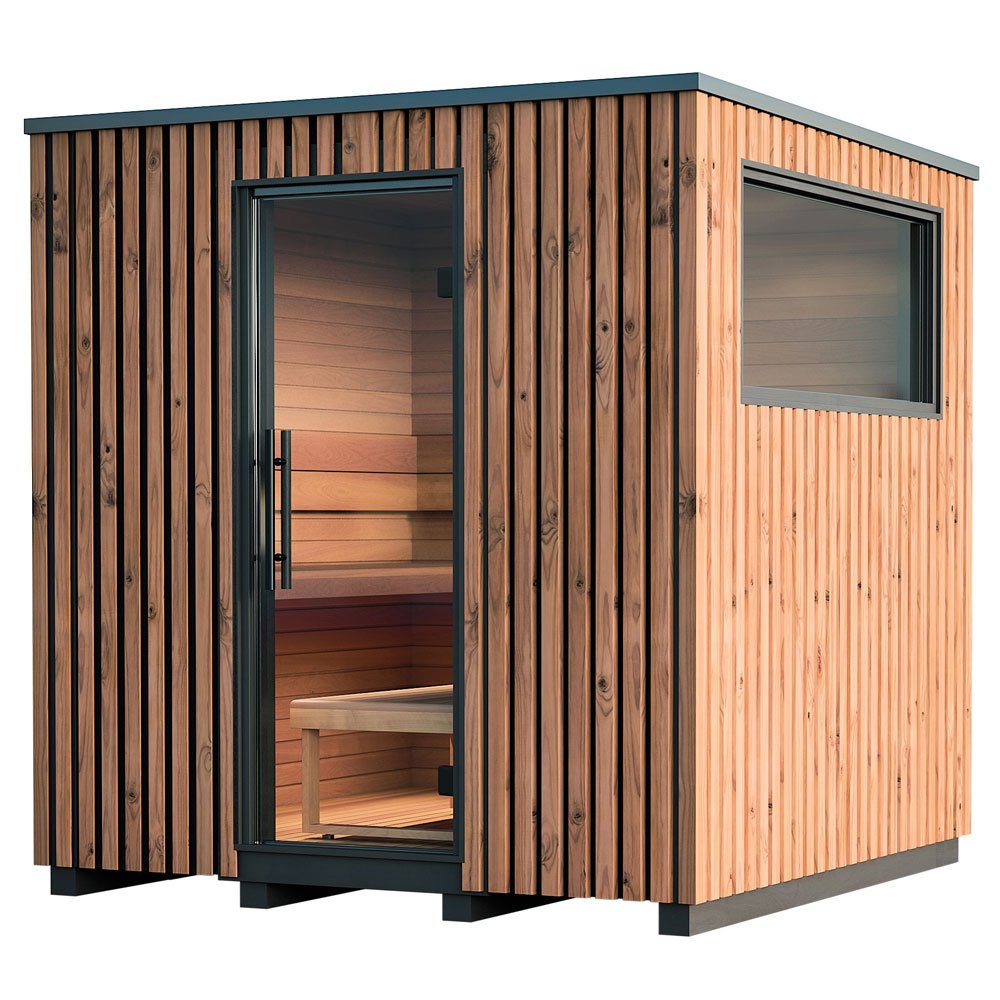 Auroom Garda Outdoor Cabin Sauna - Thermo - Pine - Heracles Wellness