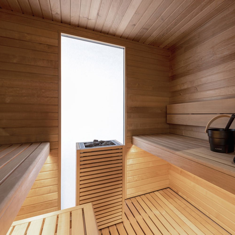 Auroom Garda Outdoor Cabin Sauna - Thermo - Pine - Heracles Wellness
