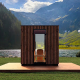 Auroom Garda Outdoor Cabin Sauna - Thermo - Pine - Heracles Wellness