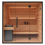 Auroom Mira L Cabin Sauna Kit - Black - Heracles Wellness