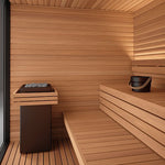 Auroom Mira L Cabin Sauna Kit - Black - Heracles Wellness