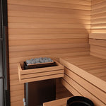Auroom Mira S Cabin Sauna Kit - Black - Heracles Wellness