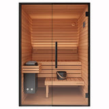 Auroom Mira S Cabin Sauna Kit - Black - Heracles Wellness