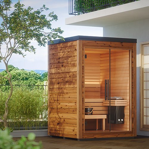Auroom Mira S Cabin Sauna Kit - Natural - Heracles Wellness