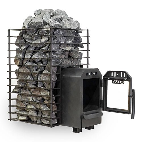 Cozy Heat Quattro Thru-Wall Sauna Stove - Heracles Wellness
