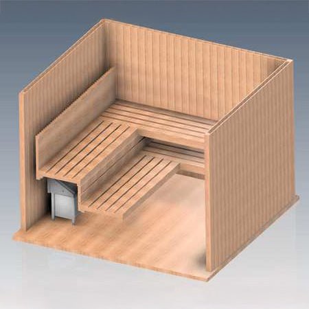 EOS Invisio Midi 208/3 Sauna Heater - Heracles Wellness