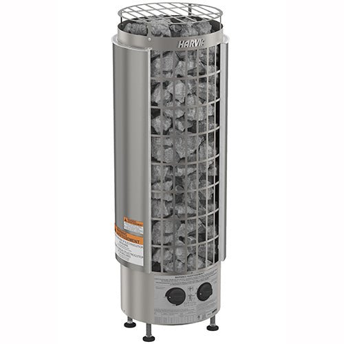 Harvia Cilindro PC80 w/ Built - In Controls - Heracles Wellness