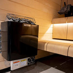 Harvia KIP60B Black w/ Built - in Controls - Heracles Wellness