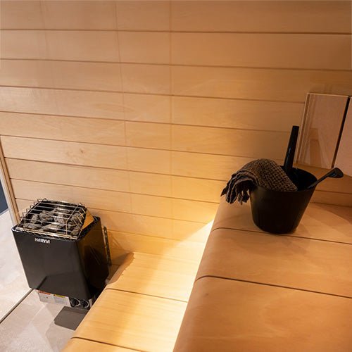 Harvia KIP60B Black w/ Built - in Controls - Heracles Wellness