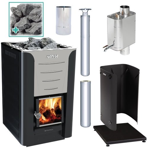 Harvia Pro 20 SS WH Pkg - Heracles Wellness