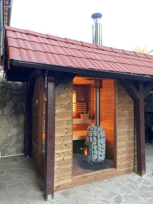 HUUM Thru - Ceiling Chimney Kit - Heracles Wellness