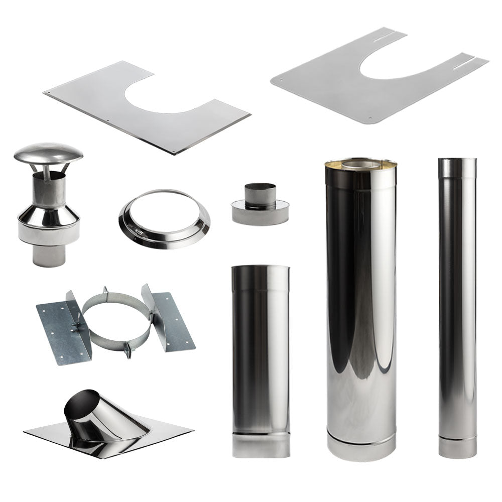 HUUM Thru - Ceiling Chimney Kit - Heracles Wellness