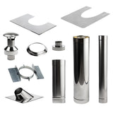 HUUM Thru - Ceiling Chimney Kit - Heracles Wellness