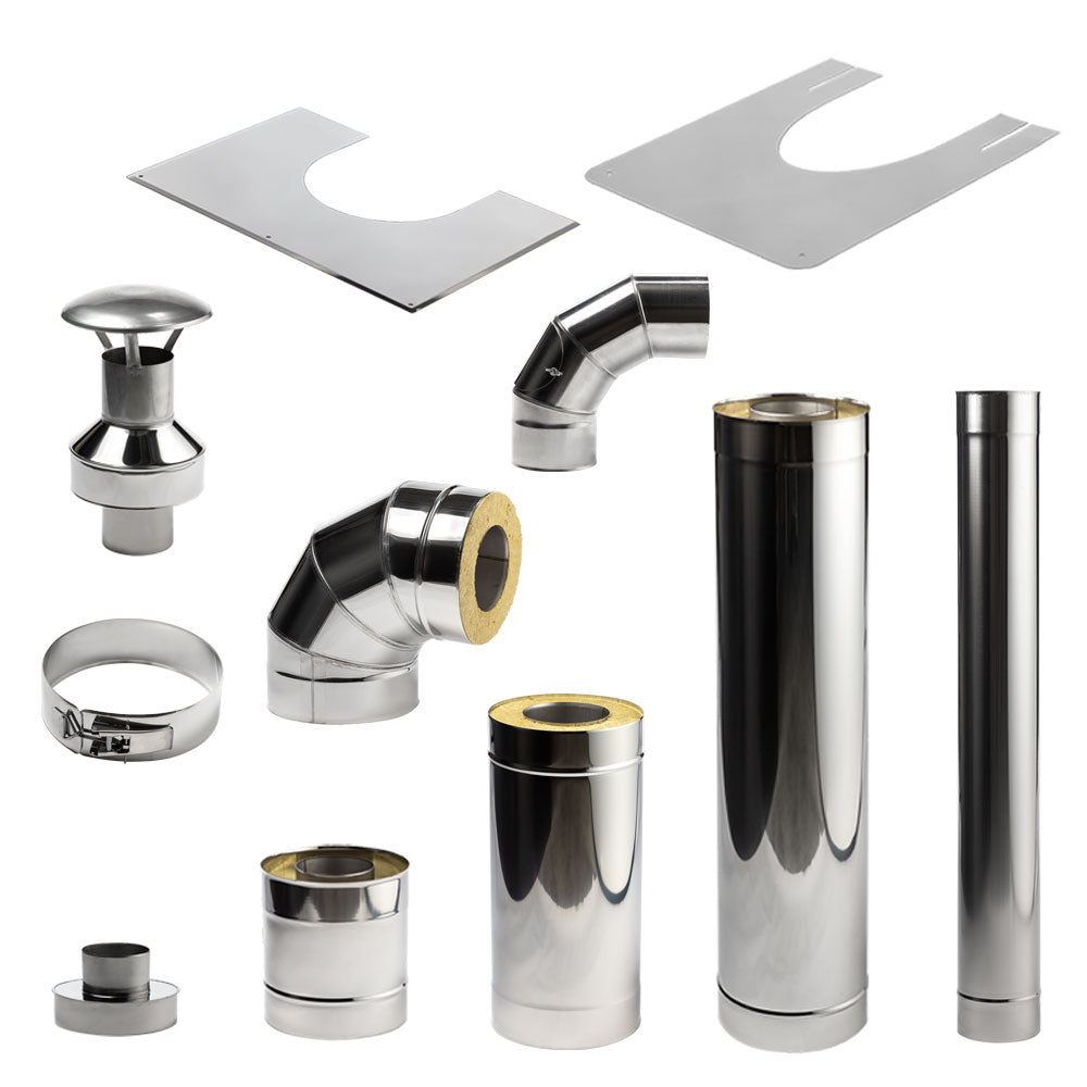 HUUM Thru - Wall Chimney Kit - Heracles Wellness