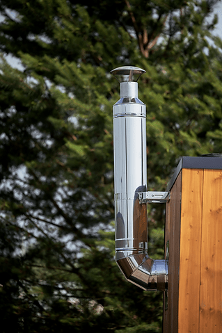 HUUM Thru - Wall Chimney Kit - Heracles Wellness