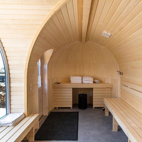 Iglucraft Panoramic Iglusauna Wood Fired - Heracles Wellness