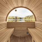 SaunaLife Model E6W Sauna Barrel - Window - Heracles Wellness