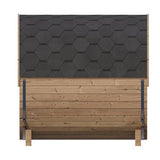 SaunaLife Model E7G Sauna Barrel Glass Front - Heracles Wellness
