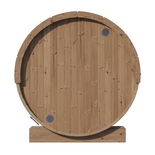SaunaLife Model E8G Sauna Barrel Glass Front - Heracles Wellness