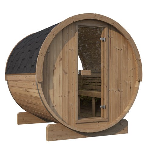 SaunaLife Model E8W Sauna Barrel - Window - Heracles Wellness