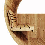 SaunaLife Model E8W Sauna Barrel - Window - Heracles Wellness