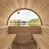 SaunaLife Model E8W Sauna Barrel - Window - Heracles Wellness