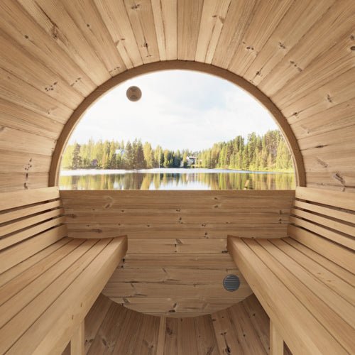 SaunaLife Model E8W Sauna Barrel - Window - Heracles Wellness