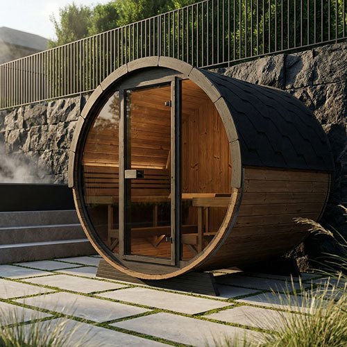 SaunaLife Model EE8G Sauna Barrel - Heracles Wellness