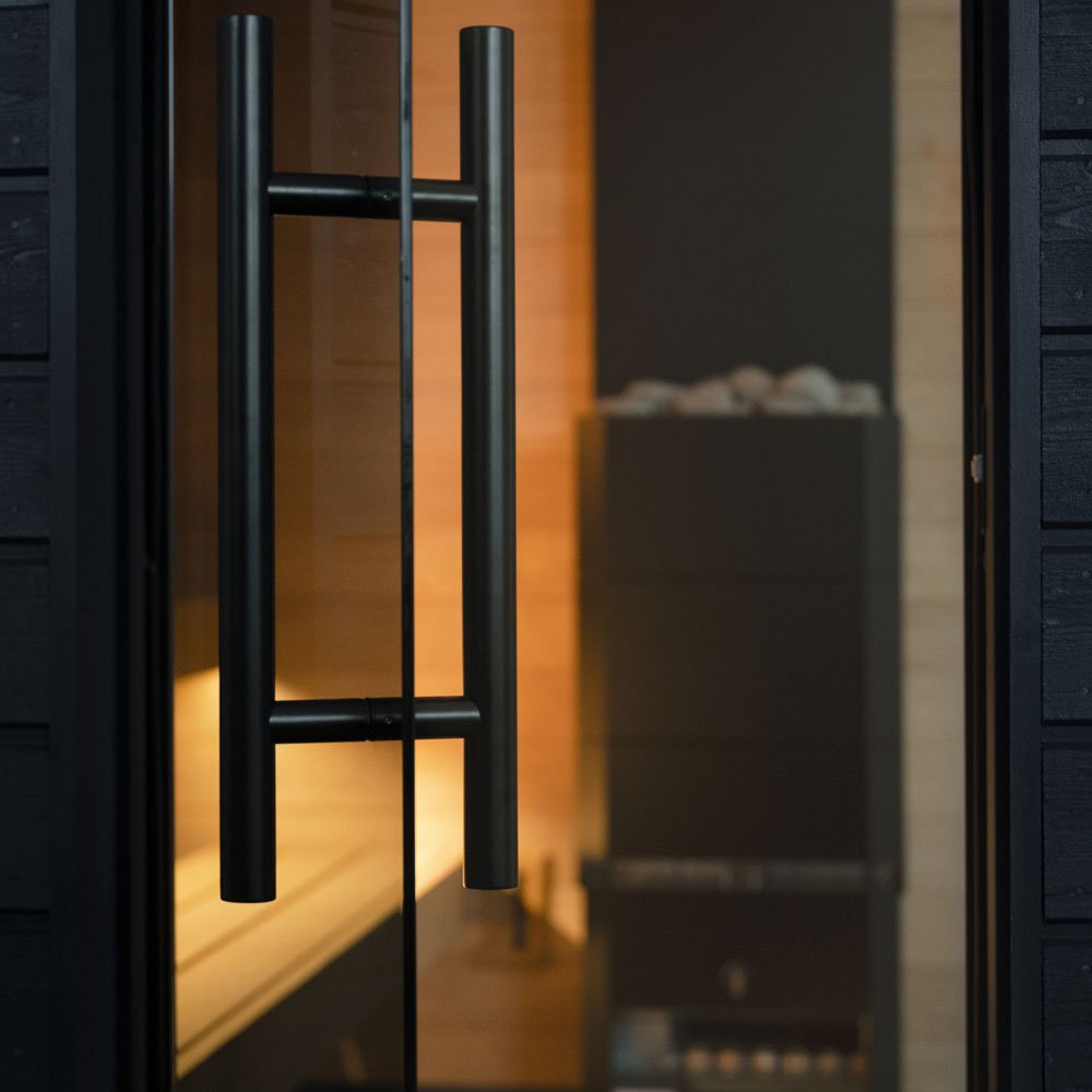 SaunaLife Model G6 Pre - Assembled Outdoor Home Sauna - Heracles Wellness