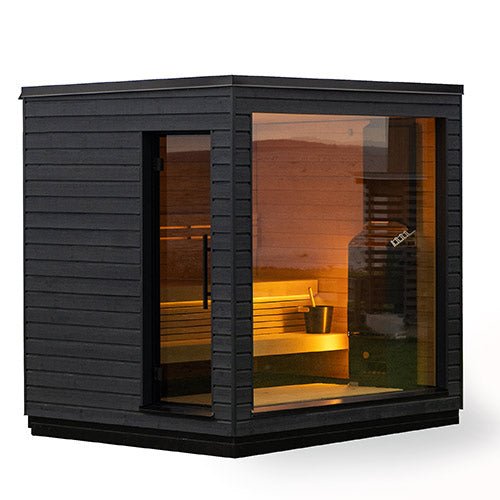 SaunaLife Model G6 Pre - Assembled Outdoor Home Sauna - Heracles Wellness