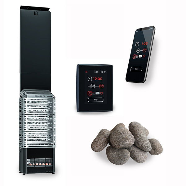 Saunum Air 10 Sauna Heater Package - Heracles Wellness
